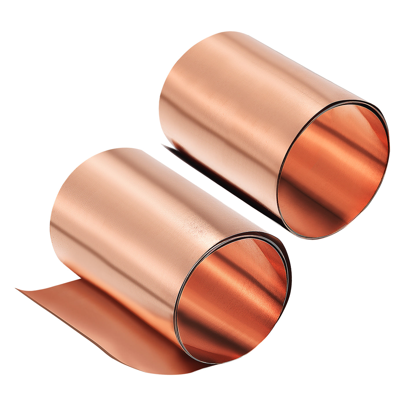 Harfington Copper Sheet Roll, Metal Foil Plate 2pcs