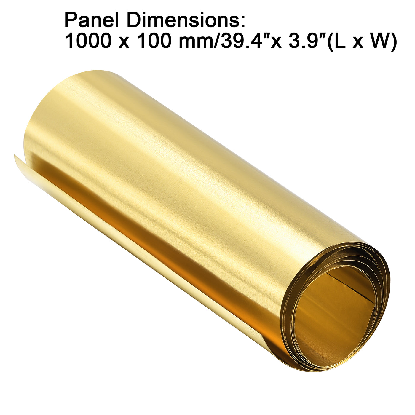 Harfington Brass Sheet Roll, Metal Foil Plate 2pcs