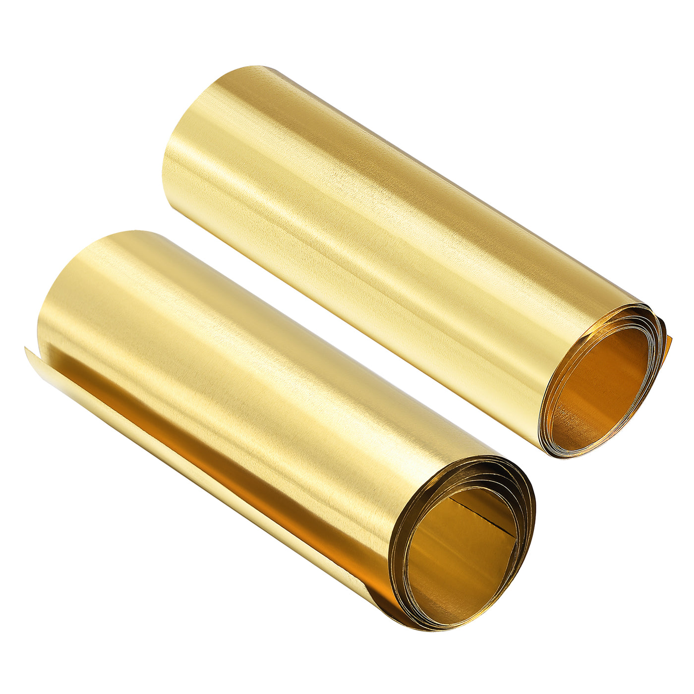 Harfington Brass Sheet Roll, Metal Foil Plate 2pcs