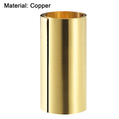 Harfington Brass Sheet Roll, Metal Foil Plate 2pcs
