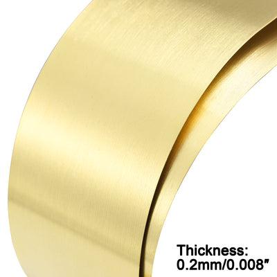 Harfington Brass Sheet Roll, Metal Foil Plate
