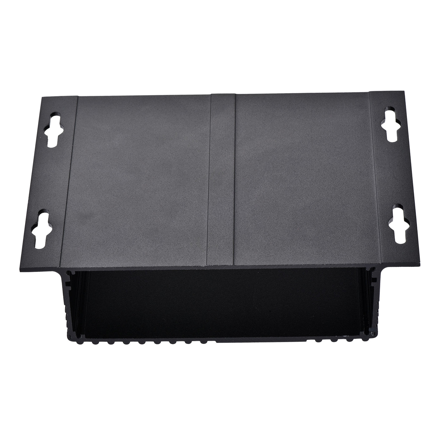 Harfington 147mm x 100mm x 41mm Aluminum Electrical Project Case for Audio Amplifier Black
