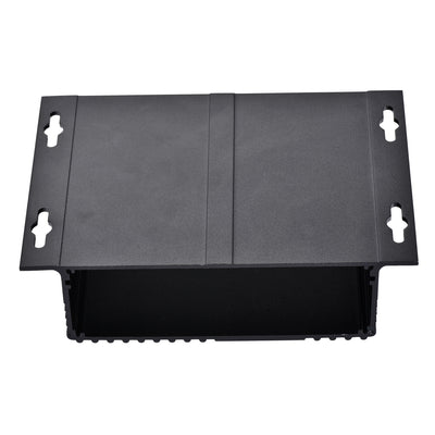 Harfington 147mm x 100mm x 41mm Aluminum Electrical Project Case for Audio Amplifier Black