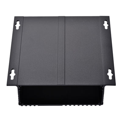 Harfington 150mm x 147mm x 41mm Aluminum Electrical Project Case for Audio Amplifier Black