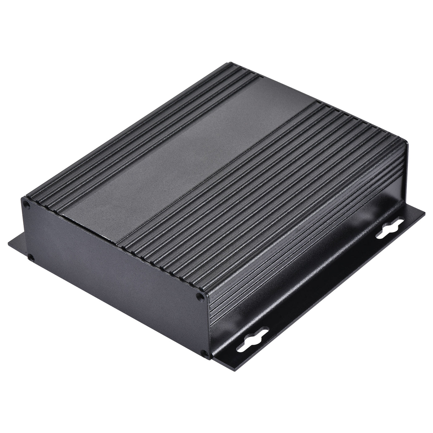 Harfington 150mm x 147mm x 41mm Aluminum Electrical Project Case for Audio Amplifier Black