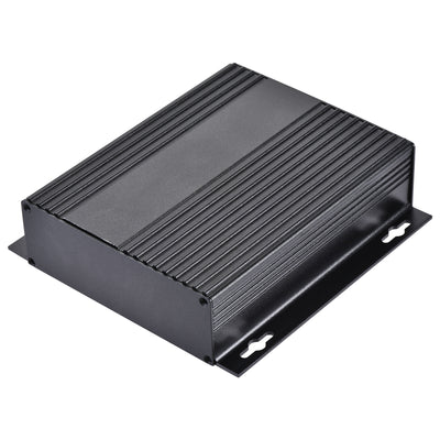Harfington 150mm x 147mm x 41mm Aluminum Electrical Project Case for Audio Amplifier Black