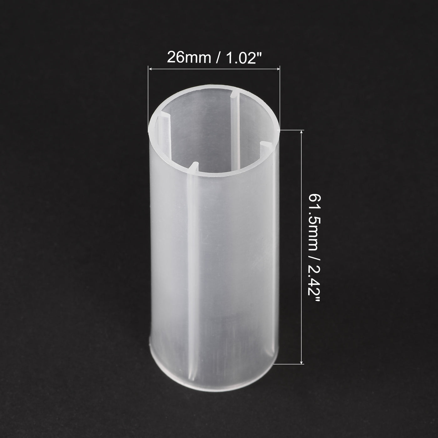 Harfington 18650 Battery Protective Sleeve, 18650 Battery Tube Adapter, 18650 Battery Holder Converter for 18650 LED Flashlight 12 Pcs