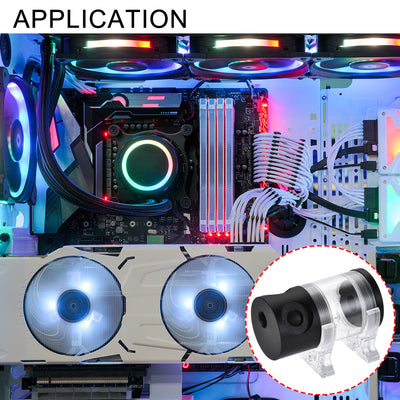 Harfington Water Cooling Tank Acrylic and POM for PC CPU