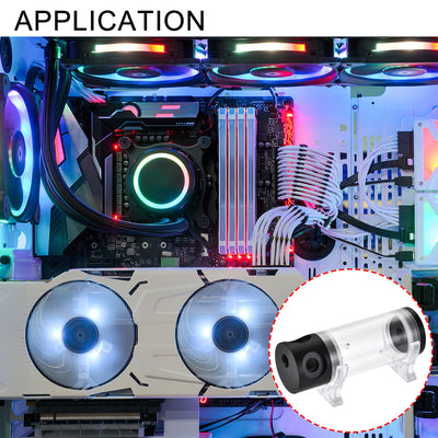 Harfington Water Cooling Tank Acrylic and POM for PC CPU