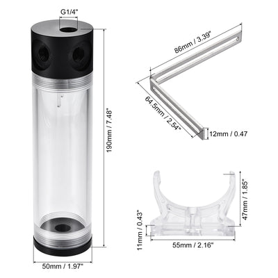 Harfington Water Cooling Tank Acrylic and POM for PC CPU