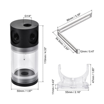 Harfington Water Cooling Tank Acrylic and POM for PC CPU