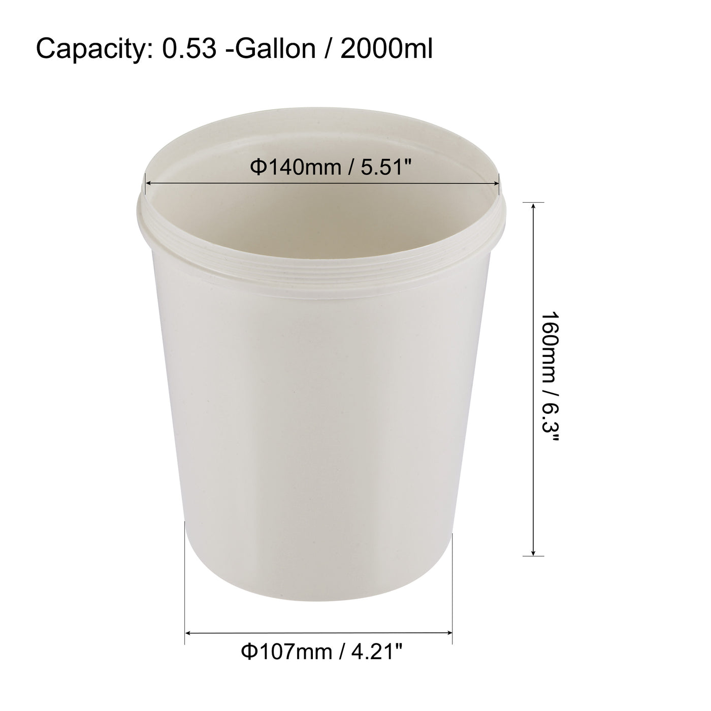 Harfington Plastic Paint Cup Multipurpose Container Organizing Tools