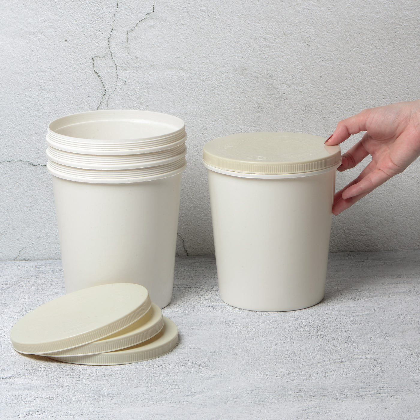 Harfington Plastic Paint Cup Multipurpose Container Organizing Tools