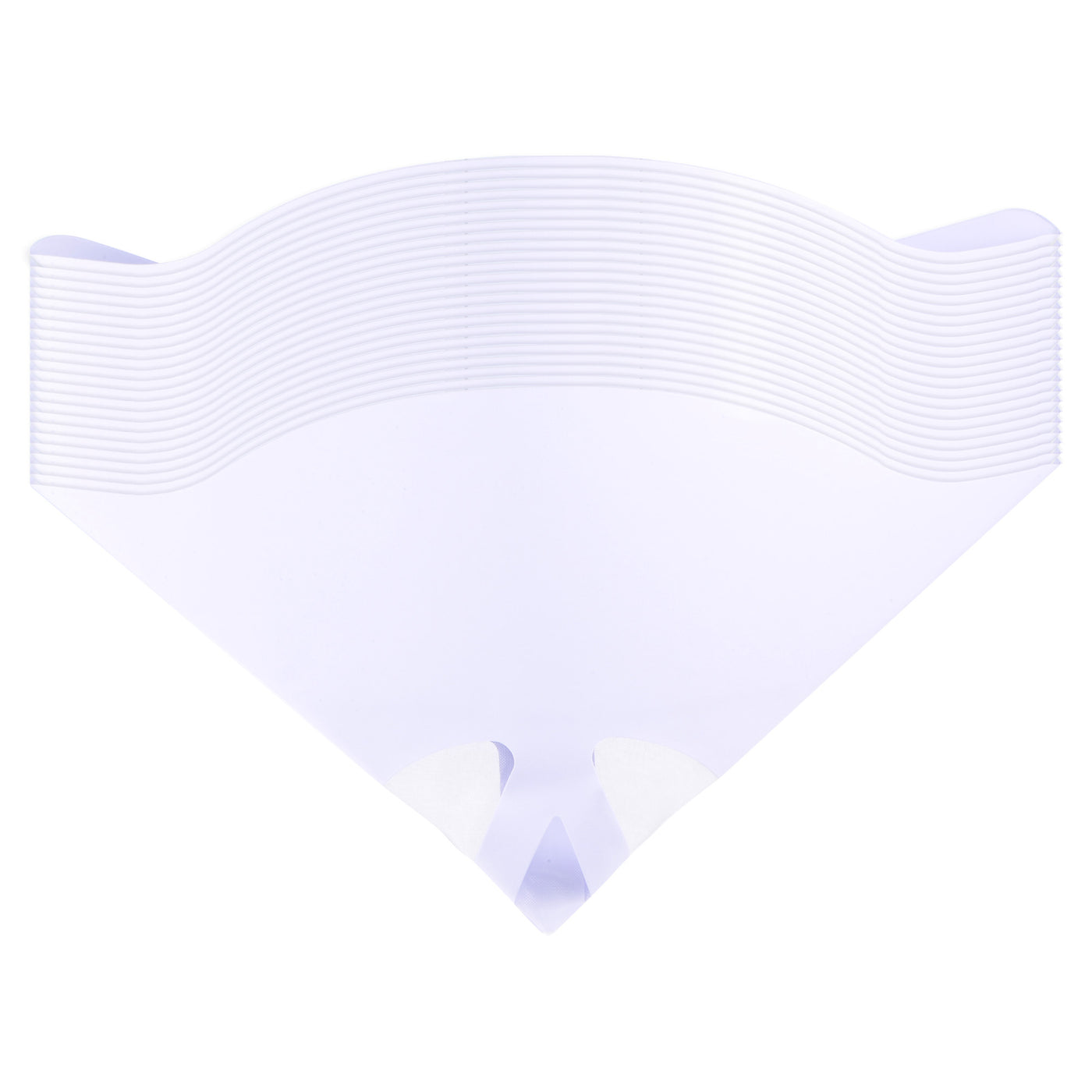 Harfington 20Pcs Paper Paint Strainer 180 Micron 180mmx130mm Cone Paint Screen Funnel Nylon Mesh for Screening Paint Gasoline Fuel