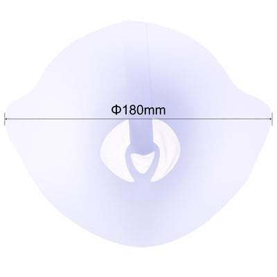 Harfington 60Pcs Paper Paint Strainer 180 Micron 180mmx130mm Cone Paint Screen Funnel Nylon Mesh for Screening Paint Gasoline Fuel