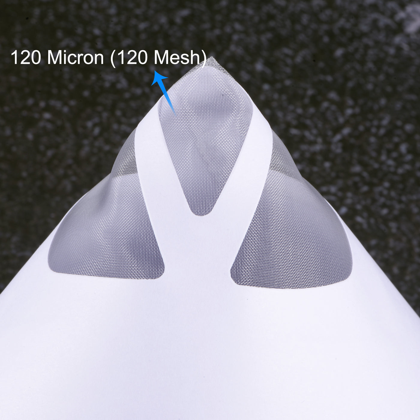 Harfington 20Pcs Paper Paint Strainer 120 Micron 170mmx130mm Cone Paint Screen Funnel Nylon Mesh for Screening Paint Gasoline Fuel