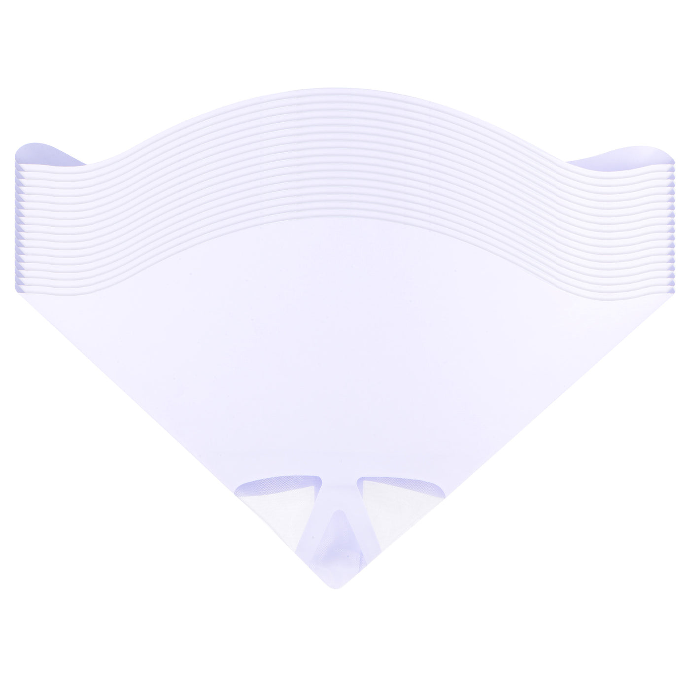 Harfington 30Pcs Paper Paint Strainer 120 Micron 170mmx130mm Cone Paint Screen Funnel Nylon Mesh for Screening Paint Gasoline Fuel