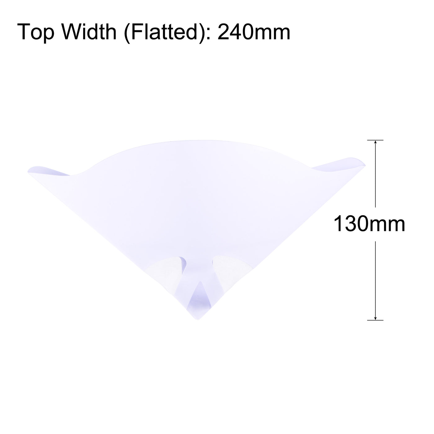 Harfington 30Pcs Paper Paint Strainer 106 Micron 170mmx130mm Cone Paint Screen Funnel Nylon Mesh for Screening Paint Gasoline Fuel