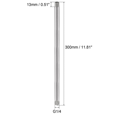Harfington 304 Stainless Steel Pipe Fitting Male Thread Length Coupler for Extending Pipes