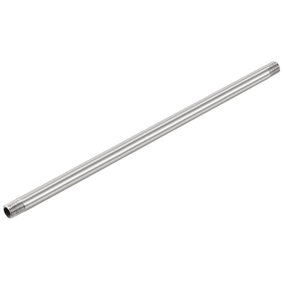 Harfington 304 Stainless Steel Pipe Fitting Male Thread Length Coupler for Extending Pipes