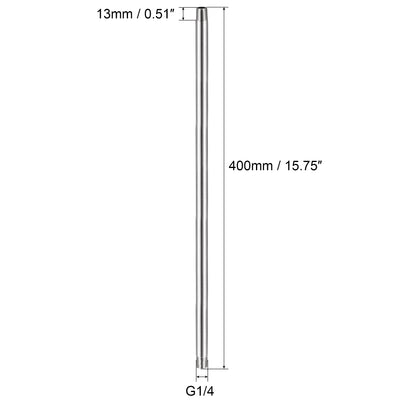 Harfington 304 Stainless Steel Pipe Fitting Male Thread Length Coupler for Extending Pipes
