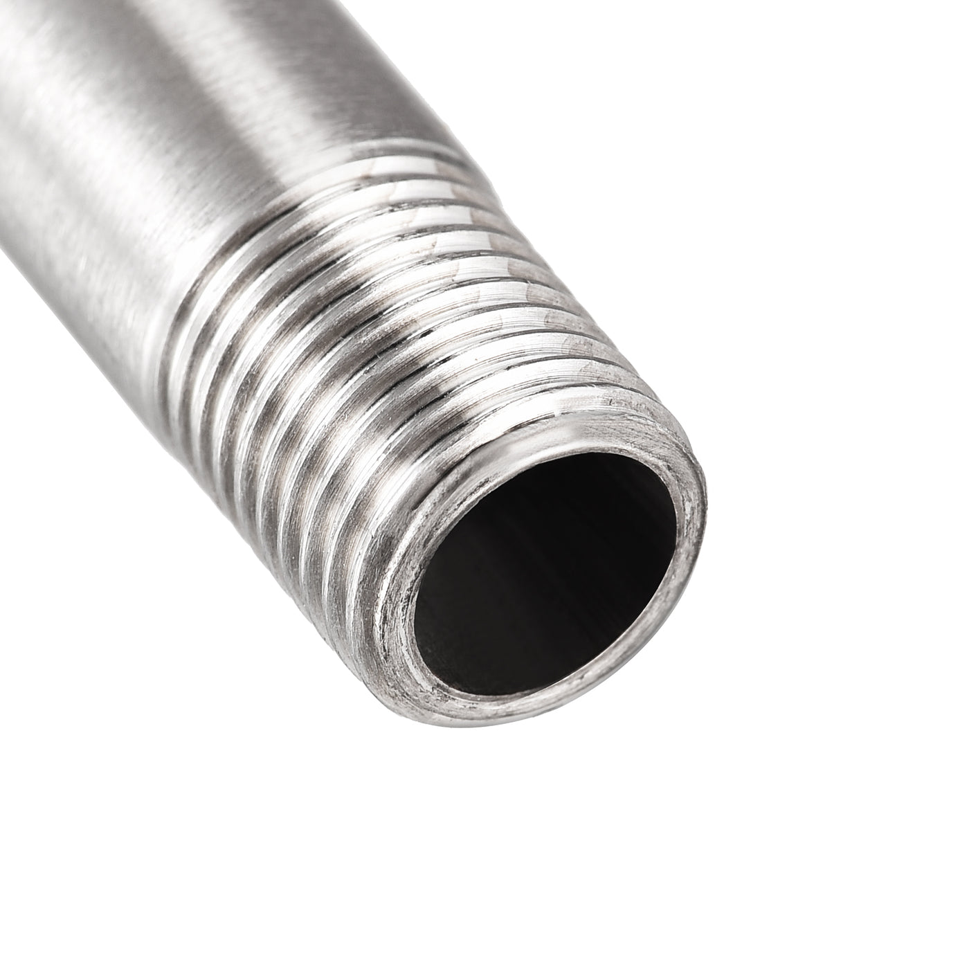 Harfington 304 Stainless Steel Pipe Fitting Male Thread Length Coupler for Extending Pipes