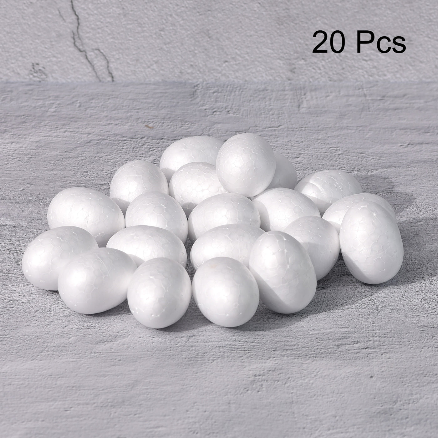 Harfington Eierschaumball, solide Polystyrol-Kugeln für Eier, Dekoration, Basteln, handgefertigt