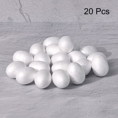 Harfington Eierschaumball, solide Polystyrol-Kugeln für Eier, Dekoration, Basteln, handgefertigt