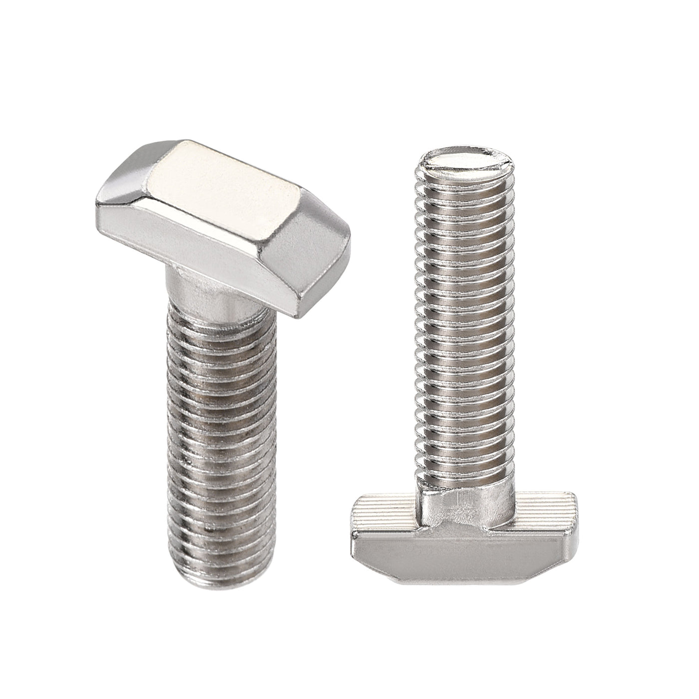 Harfington M8x30mm T-Slot Drop-in Stud Sliding Bolt Screw Carbon Steel for 40 Series Aluminum Profile 5pcs