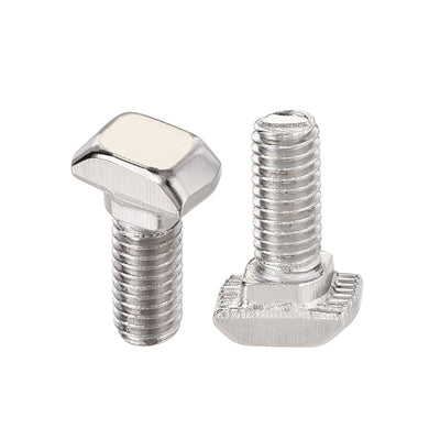 Harfington M5x12mm T-Slot Drop-in Stud Sliding Bolt Screw Carbon Steel for 20 Series Aluminum Profile 8pcs