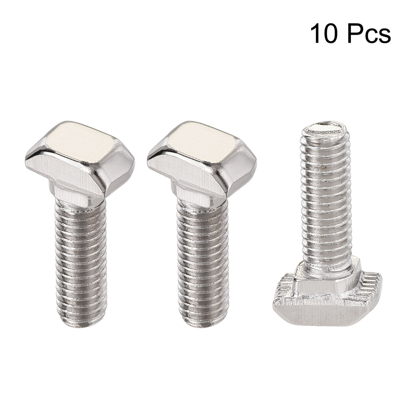 Harfington M5x16mm T-Slot Drop-in Stud Sliding Bolt Screw Carbon Steel for 20 Series Aluminum Profile 10pcs
