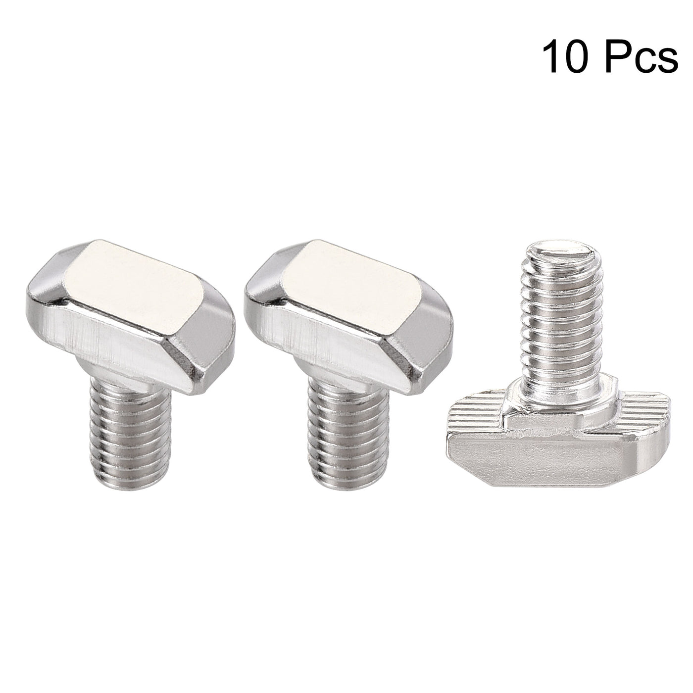 Harfington M6x12mm T-Slot Drop-in Stud Sliding Bolt Screw Carbon Steel for 30 Series Aluminum Profile 10pcs