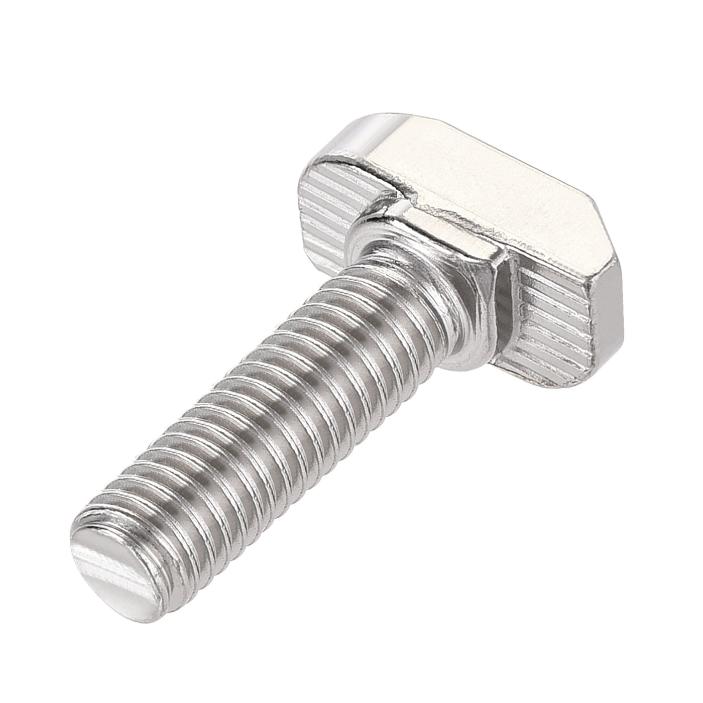 Harfington M6x25mm T-Slot Drop-in Stud Sliding Bolt Screw Carbon Steel for 30 Series Aluminum Profile 5pcs
