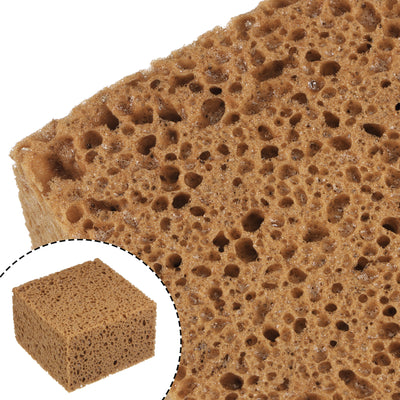 Harfington Knockdown Texture Sponge 4.3"x4.3" Faux Sponge Painting Supplies Drywall Patch Wall Ceiling Texturing Light Brown