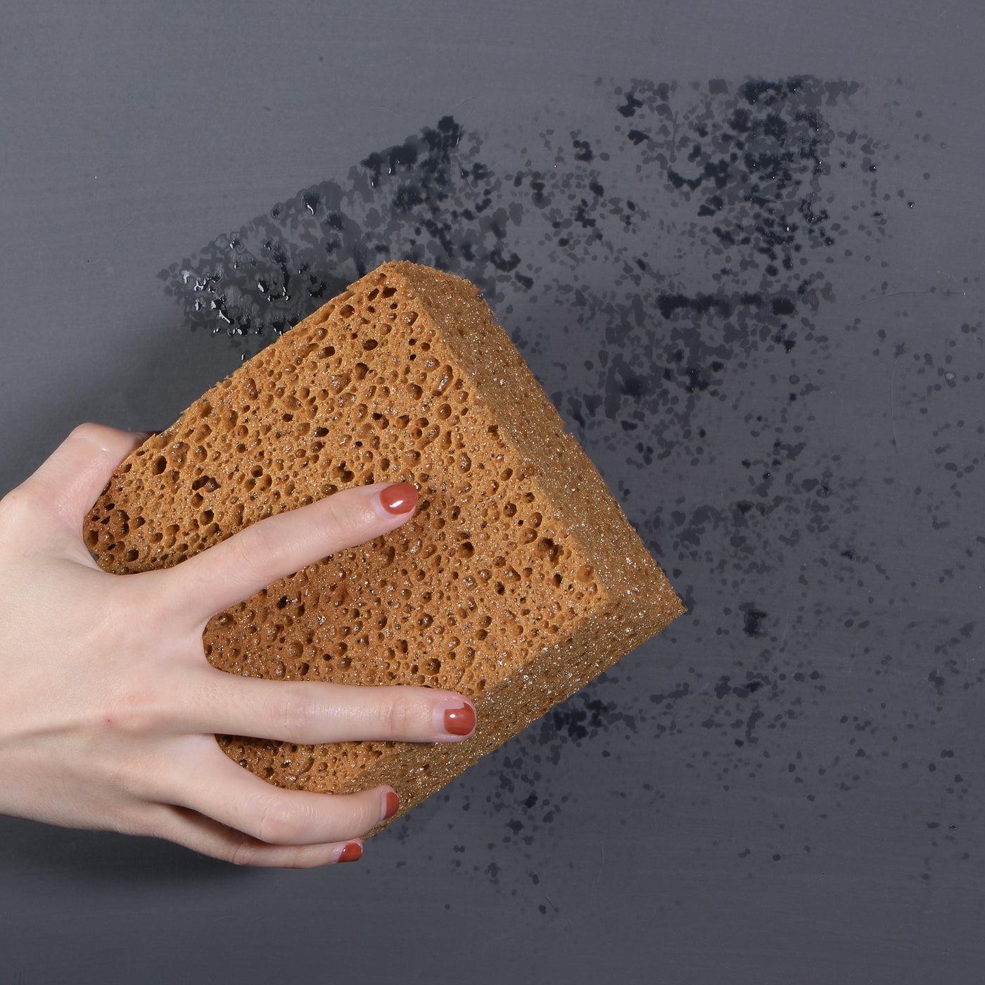 Harfington Knockdown Texture Sponge 4.3"x4.3" Faux Sponge Painting Supplies Drywall Patch Wall Ceiling Texturing Light Brown