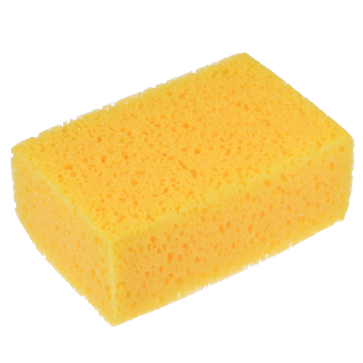 Harfington Knockdown Texture Sponge 6.3"x3.9" Faux Sponge Painting Supplies Drywall Patch Wall Ceiling Texturing Yellow 2Pcs