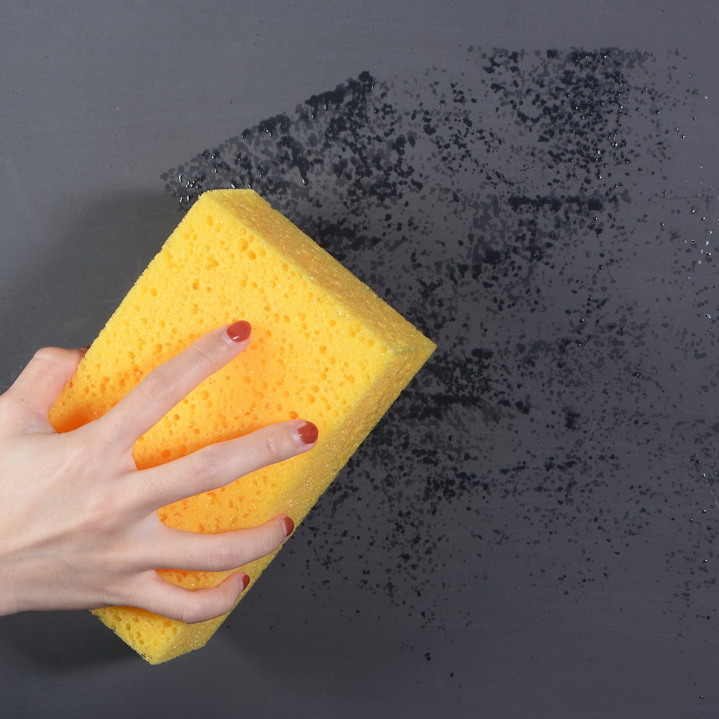 Harfington Knockdown Texture Sponge 6.3"x3.9" Faux Sponge Painting Supplies Drywall Patch Wall Ceiling Texturing Yellow 2Pcs