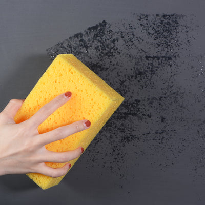 Harfington Knockdown Texture Sponge 6.3"x3.9" Faux Sponge Painting Supplies Drywall Patch Wall Ceiling Texturing Yellow 2Pcs