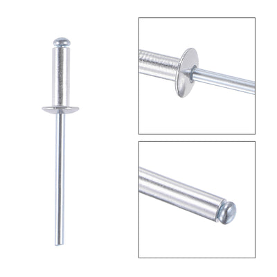 Harfington Blind Rivets, Aluminum Pull Rivets Core Decoration Rivets for Indoor and Outdoor