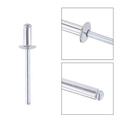 Harfington Blind Rivets, Aluminum Pull Rivets Core Decoration Rivets for Indoor and Outdoor