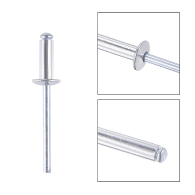 Harfington Blind Rivets, Aluminum Pull Rivets Core Decoration Rivets for Indoor and Outdoor