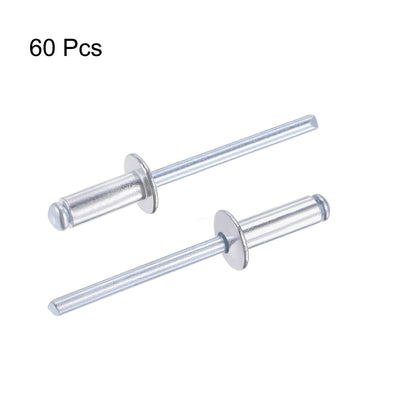 Harfington Blind Rivets, Aluminum Pull Rivets Core Decoration Rivets for Indoor and Outdoor