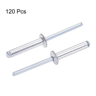 Harfington Blind Rivets, Aluminum Pull Rivets Core Decoration Rivets for Ships