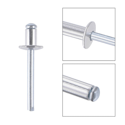 Harfington Blind Rivets, Aluminum Pull Rivets Core Decoration Rivets for Aircraft