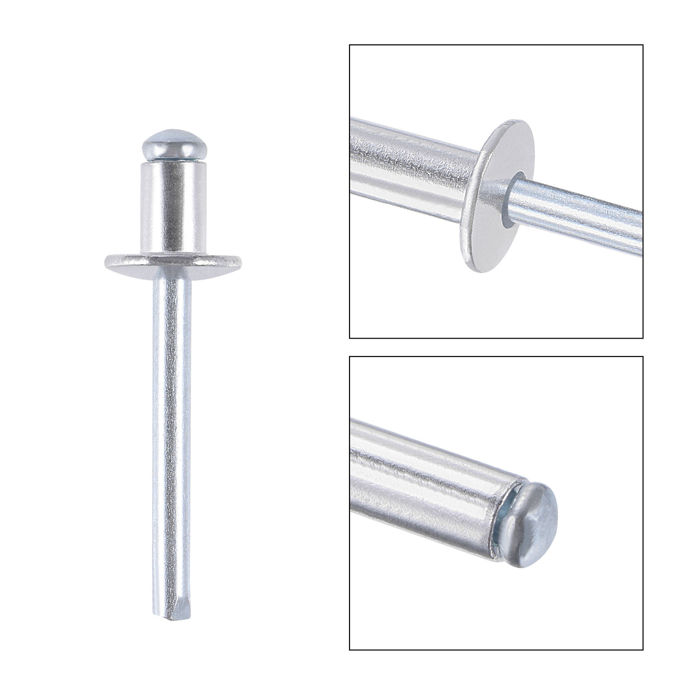 Harfington Blind Rivets, Aluminum Pull Rivets Core Decoration Rivets for Machines
