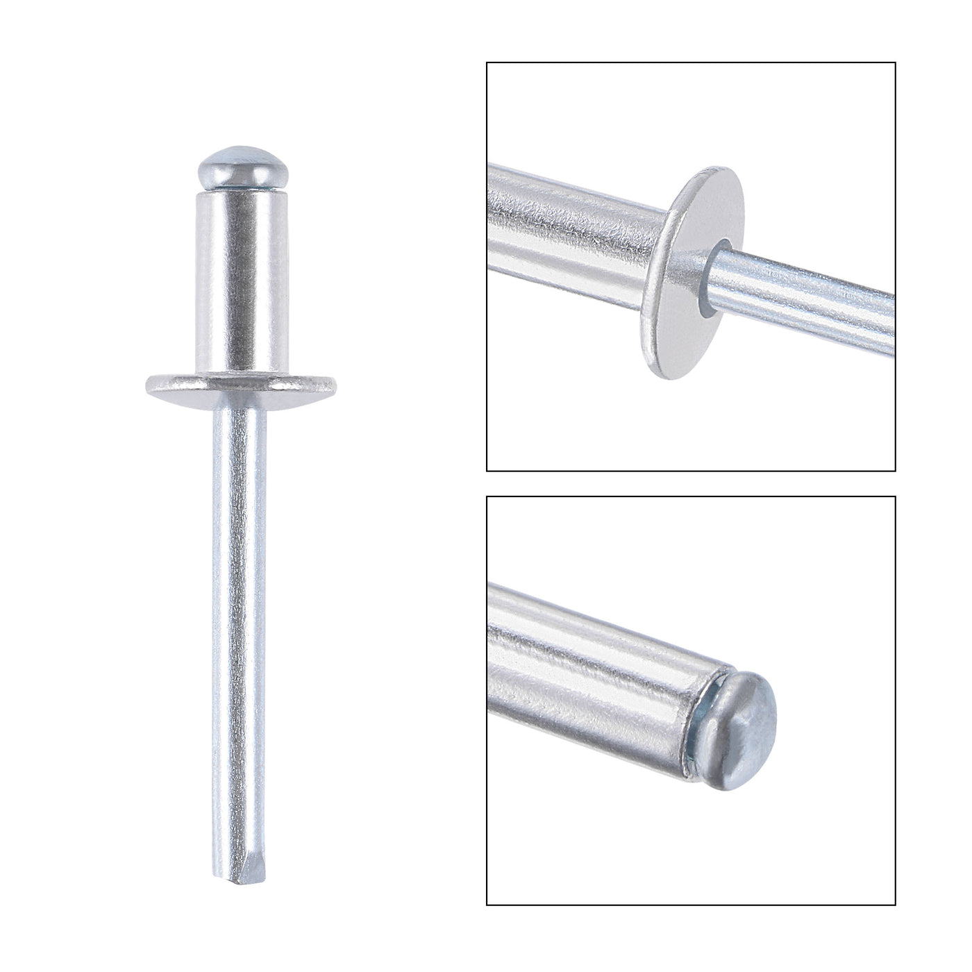 Harfington Blind Rivets, Aluminum Pull Rivets Core Decoration Rivets for Machines