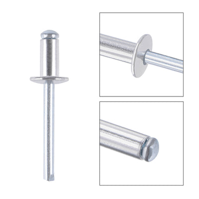Harfington Blind Rivets, Aluminum Pull Rivets Core Decoration Rivets for Machines