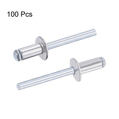 Harfington Blind Rivets, Aluminum Pull Rivets Core Decoration Rivets for Machines