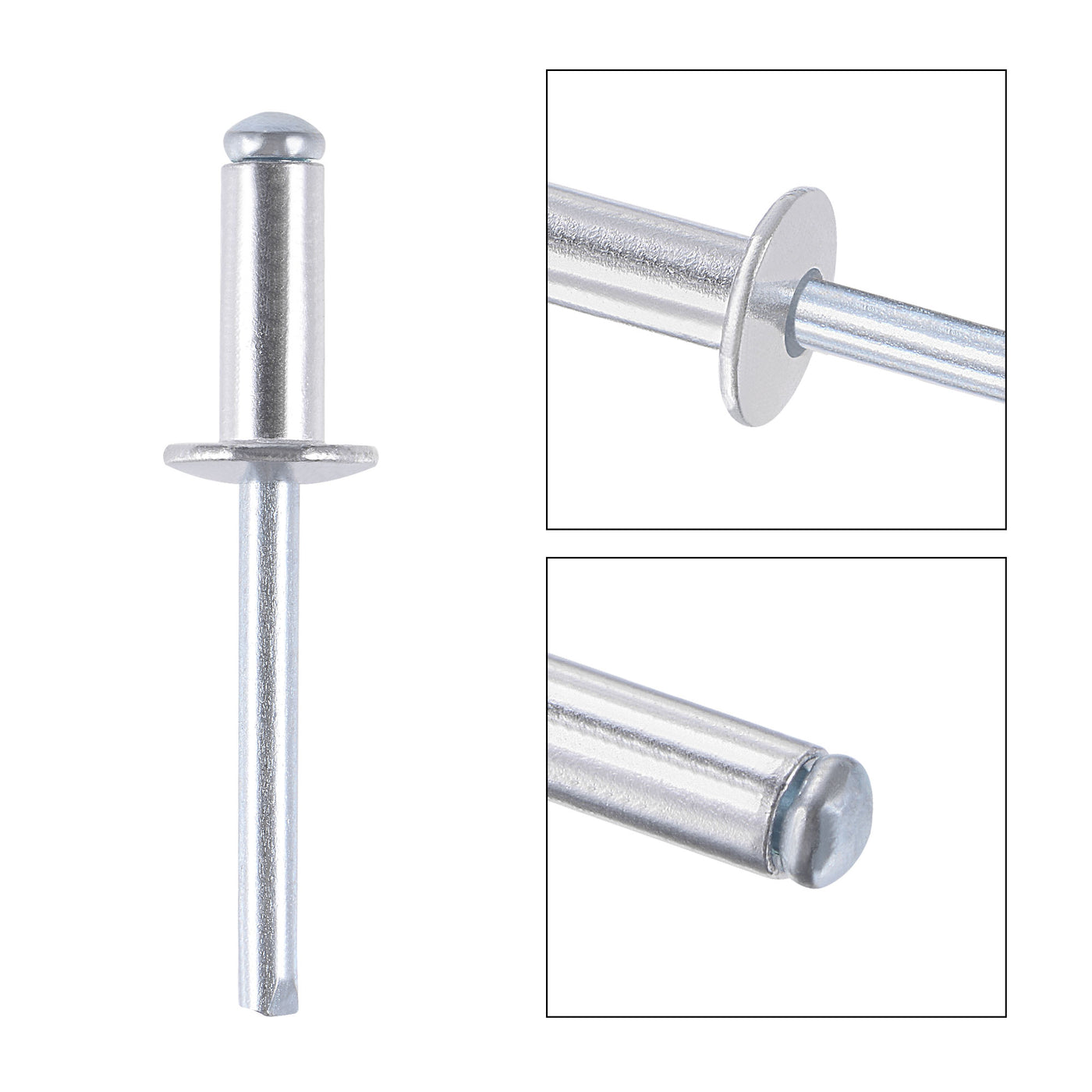 Harfington Blind Rivets, Aluminum Pull Rivets Core Decoration Rivets for Machines
