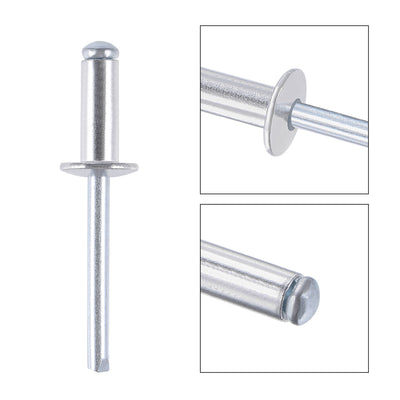 Harfington Blind Rivets, Aluminum Pull Rivets Core Decoration Rivets for Machines